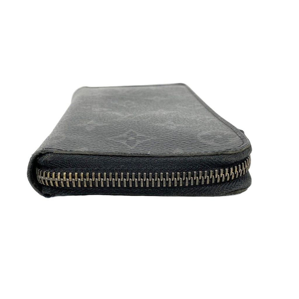 Louis Vuitton Wallet Monogram Eclipse Zippy Vertical Black — view 2