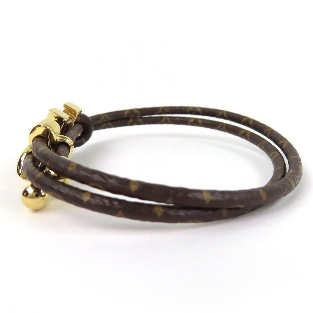 Louis Vuitton Bracelet LV Bloom Monogram Gold Box Recommended — view 3