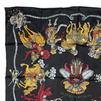 Hermes Scarf Silk Carre 90 les Fetes du Roi Soleil Celebration of the Sun King — view 2