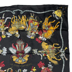 Hermes Scarf Silk Carre 90 les Fetes du Roi Soleil Celebration of the Sun King — view 3