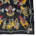 Hermes Scarf Silk Carre 90 les Fetes du Roi Soleil Celebration of the Sun King — view 5