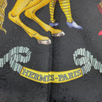 Hermes Scarf Silk Carre 90 les Fetes du Roi Soleil Celebration of the Sun King — view 7