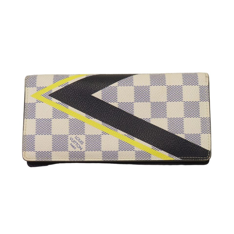 Louis Vuitton Portefeuille Brazza Damier Azur Bifold Wallet
