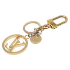Louis Vuitton Circle Key Holder Back Charm Gold Plated — view 2