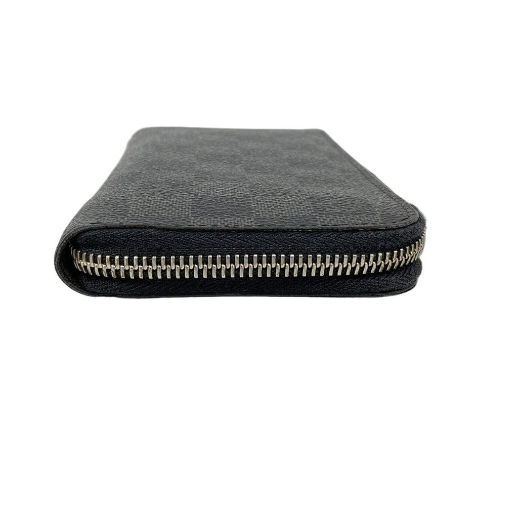 Louis Vuitton Wallet Damier Graphite Zippy Vertical Black Gray — view 2