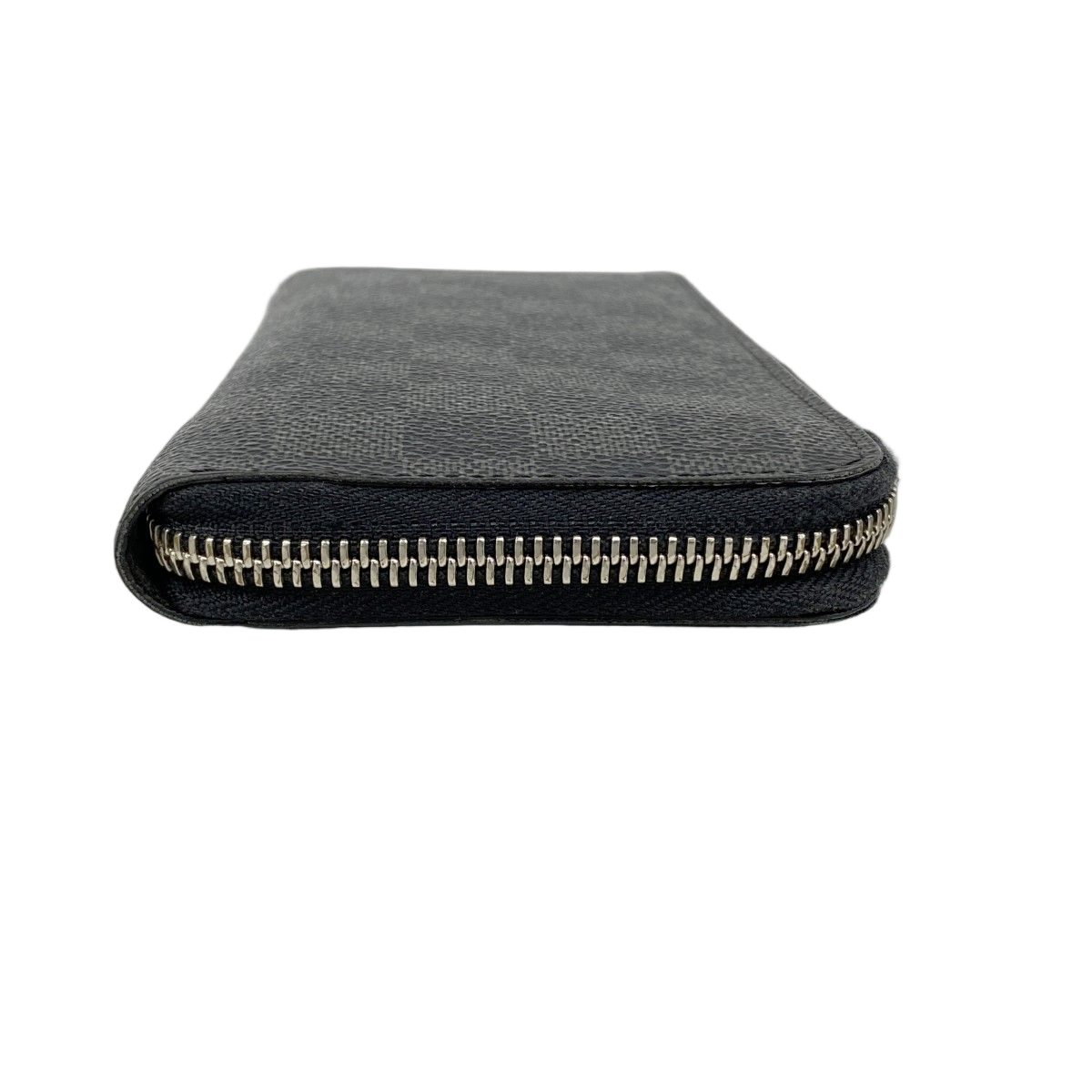 Louis Vuitton Wallet Damier Graphite Zippy Vertical Black Gray — view 2