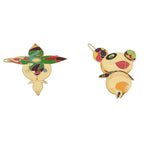 Louis Vuitton Barrette LV TM Set Flower Hatman Panda Hair Takashi Murakami