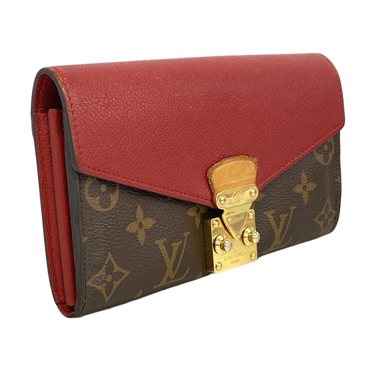 Louis Vuitton Wallet Monogram Portefeuille Pallas Brown Cerise — view 2