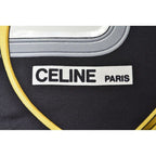Celine Scarf Vintage Carre 90 Carriage Harness Gold White Black — view 5