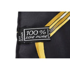 Celine Scarf Vintage Carre 90 Carriage Harness Gold White Black — view 6