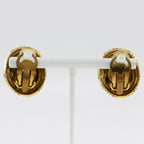 Chanel Coco Mark Vintage Gold Plated 14.0 g Earrings — view 4