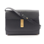 Celine Shoulder Bag Black Leather