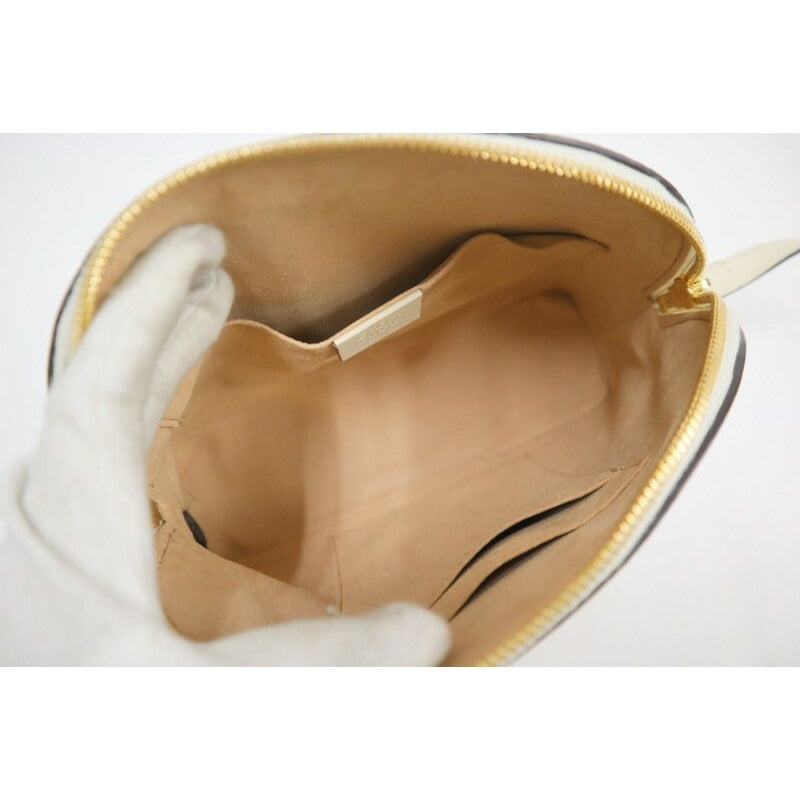 Gucci Ophidia Shoulder Bag Leather White Gold — view 5