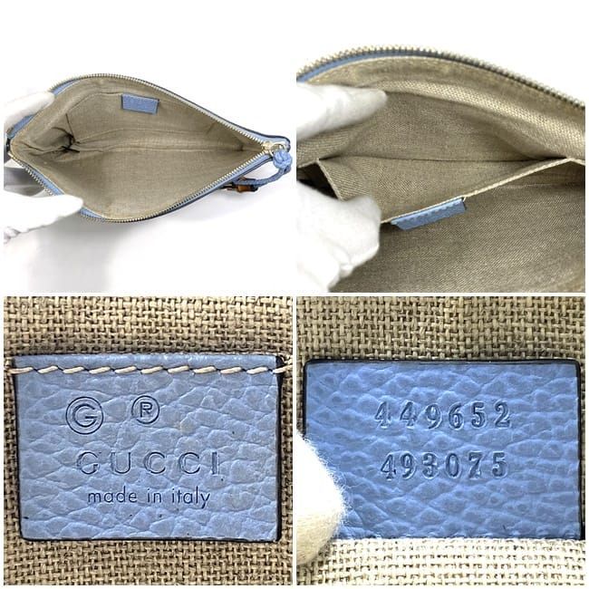 Gucci Pouch Light Blue Bamboo — view 9