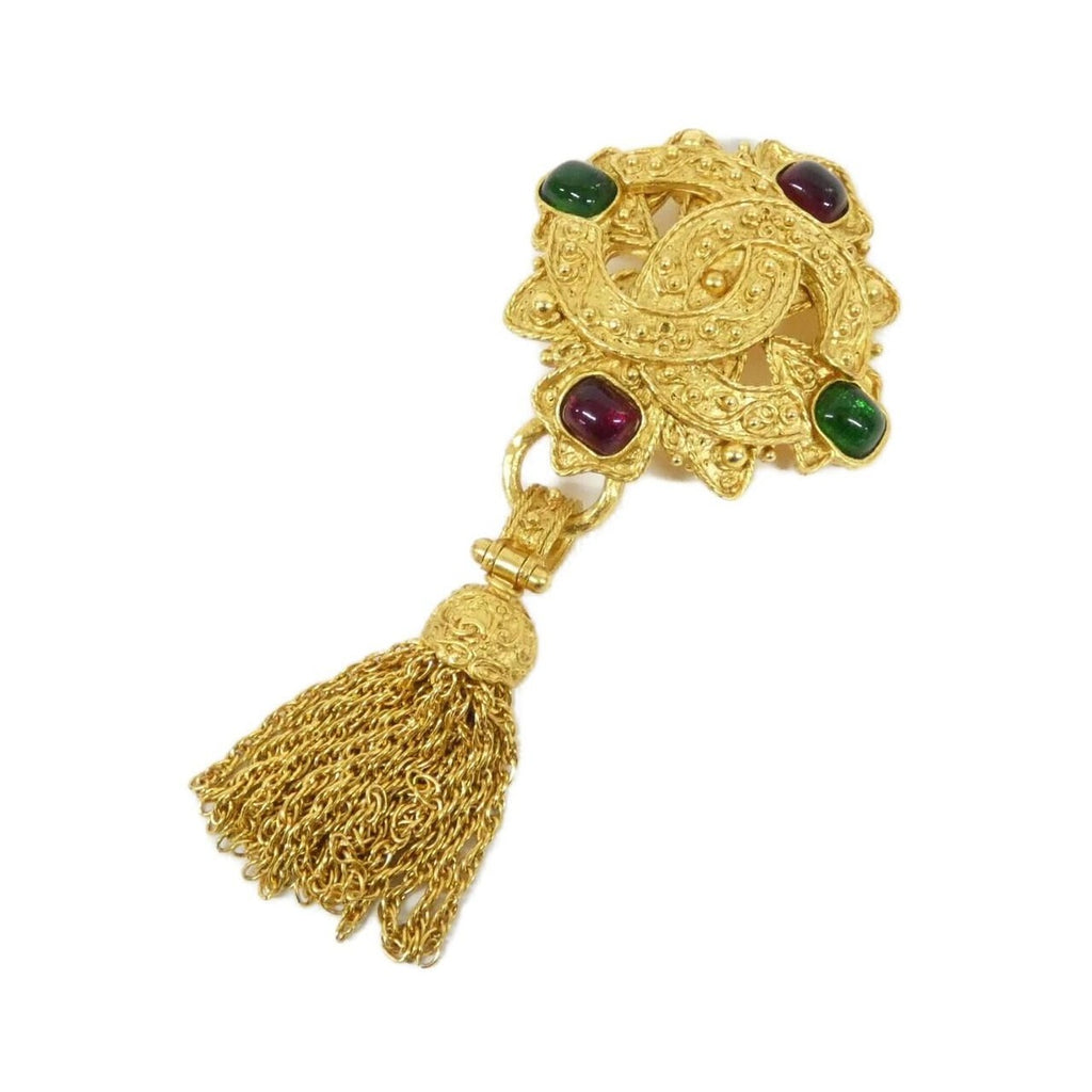 Chanel Vintage Brooch Red
