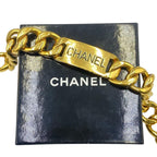 Chanel Chain Belt Logo Plate Gold — view 2