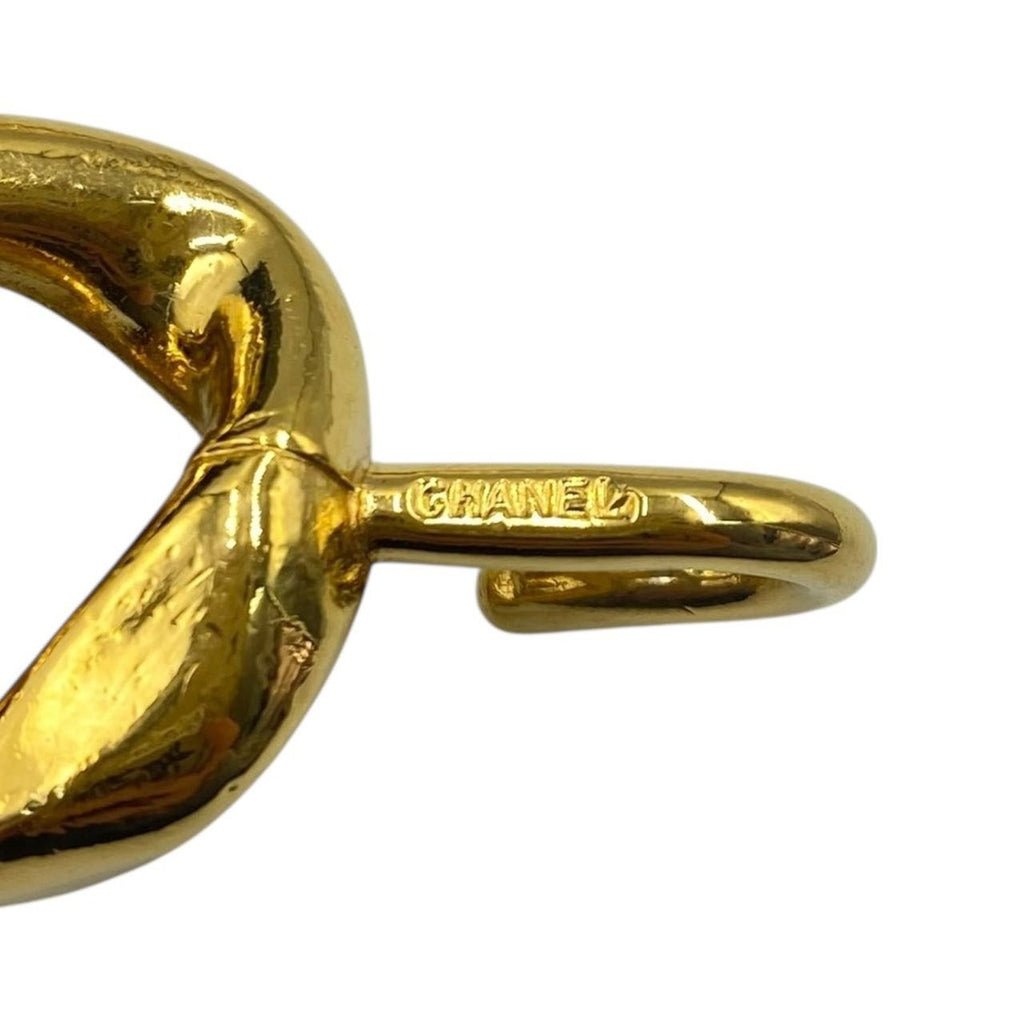 Chanel Chain Belt Logo Plate Gold — view 3