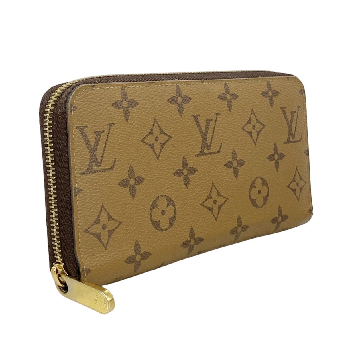 Louis Vuitton Wallet Monogram Reverse Zippy Brown — view 2