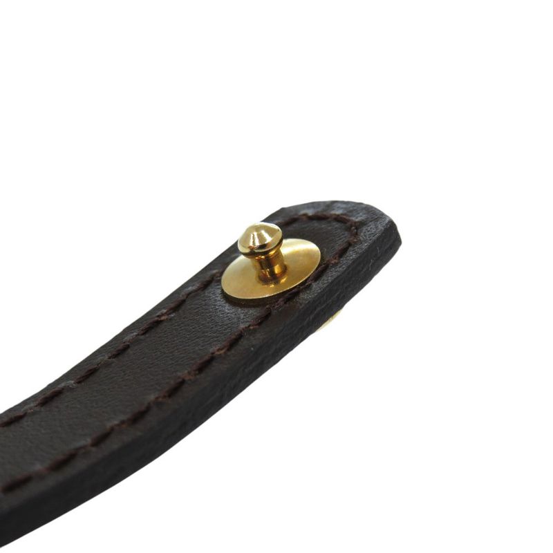 Louis Vuitton Leather Brown Shoulder Strap 0610 — view 5