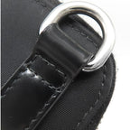 Prada Shoulder Bag Re-Nylon Smartphone Case Nylon Leather Black Silver Hardware — view 7