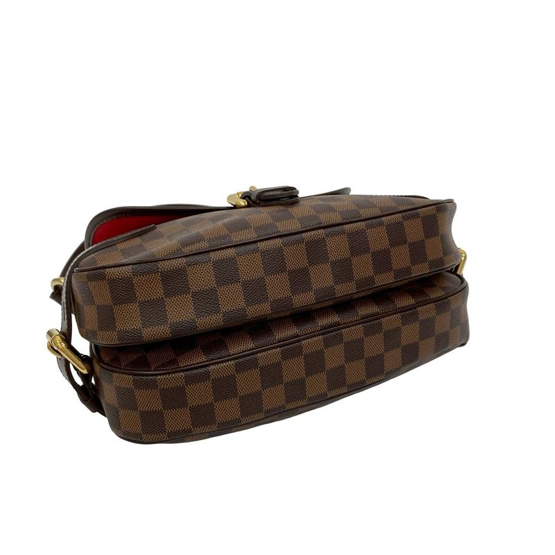 Louis Vuitton Highbury Damier Ebene Leather Semi-One Tote Bag