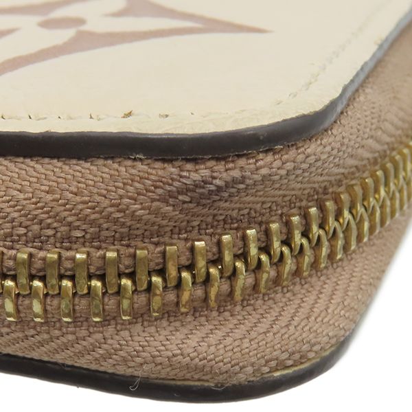 Louis Vuitton Long Wallet Zippy Bi-Color Monogram Empreinte Cles Creme — view 4