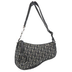 Christian Dior Shoulder Saddle Navy Bag
