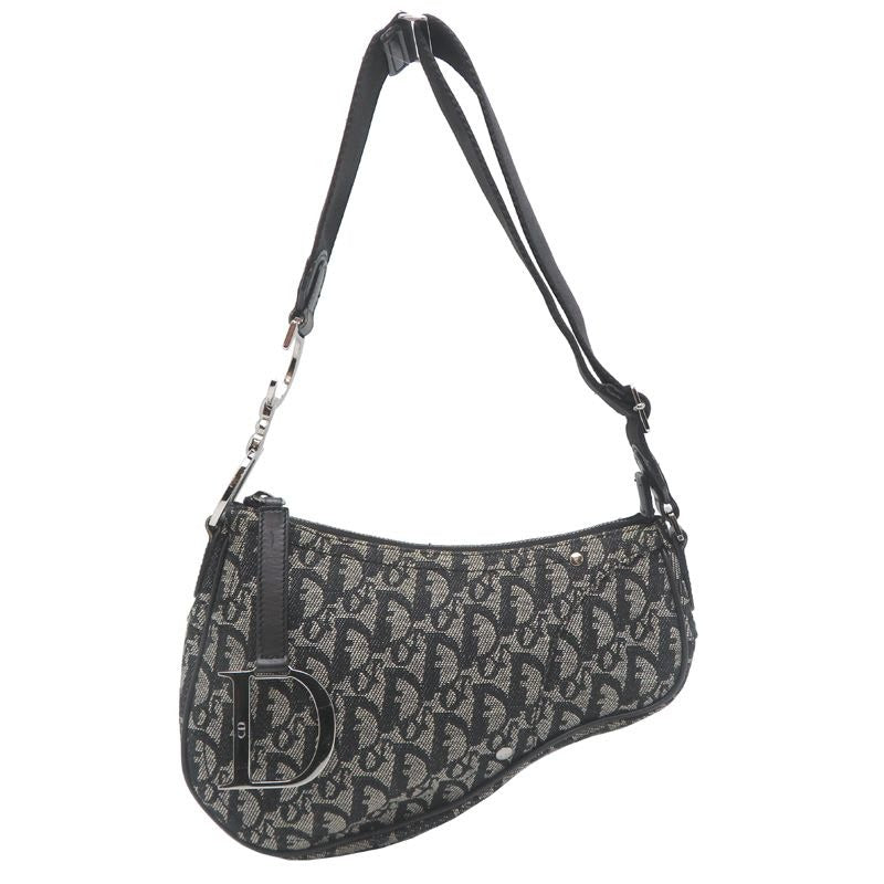 Christian Dior Shoulder Saddle Navy Bag — view 2