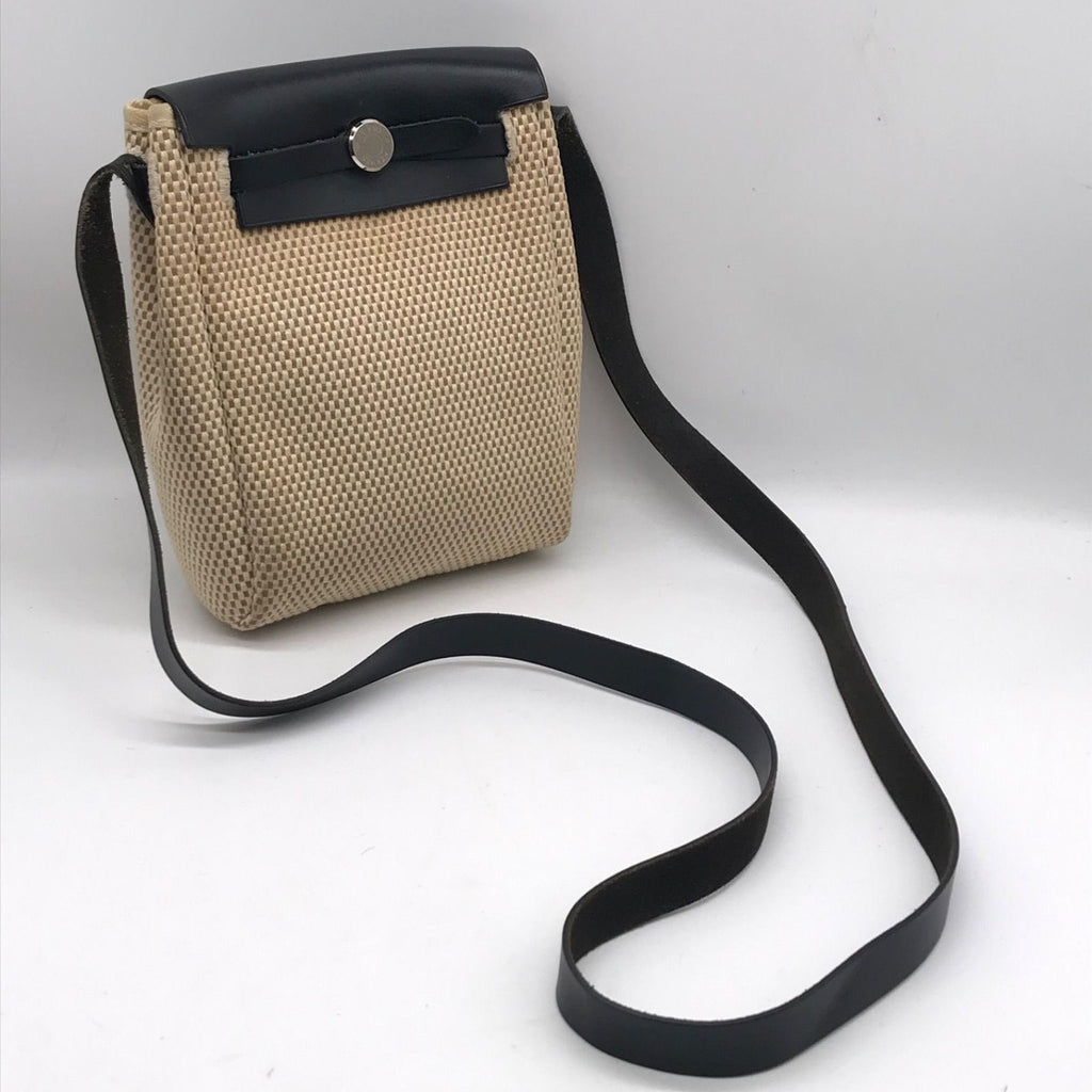Hermes Herbag TPM Toile Ash Shoulder Bag Price Negotiation Welcome — view 6