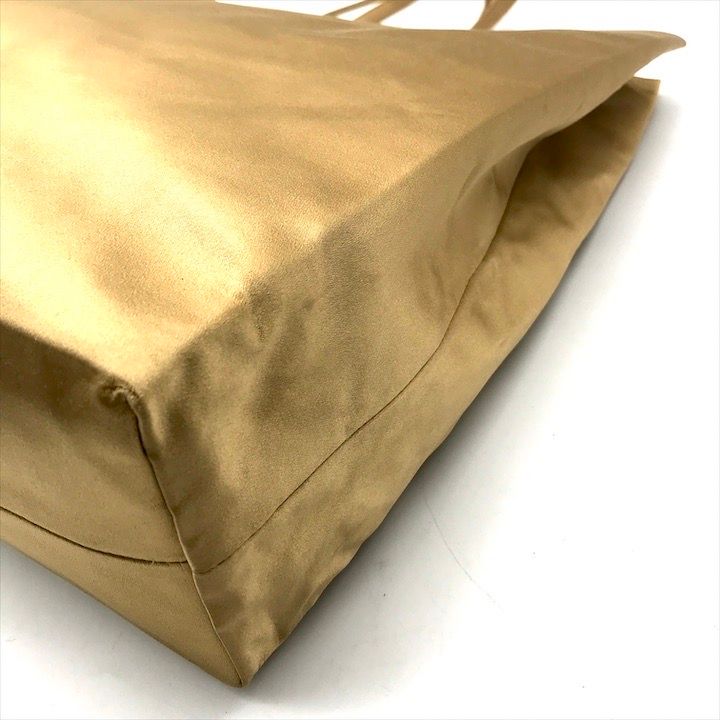 Prada Silk Satin Tote Beige — view 4
