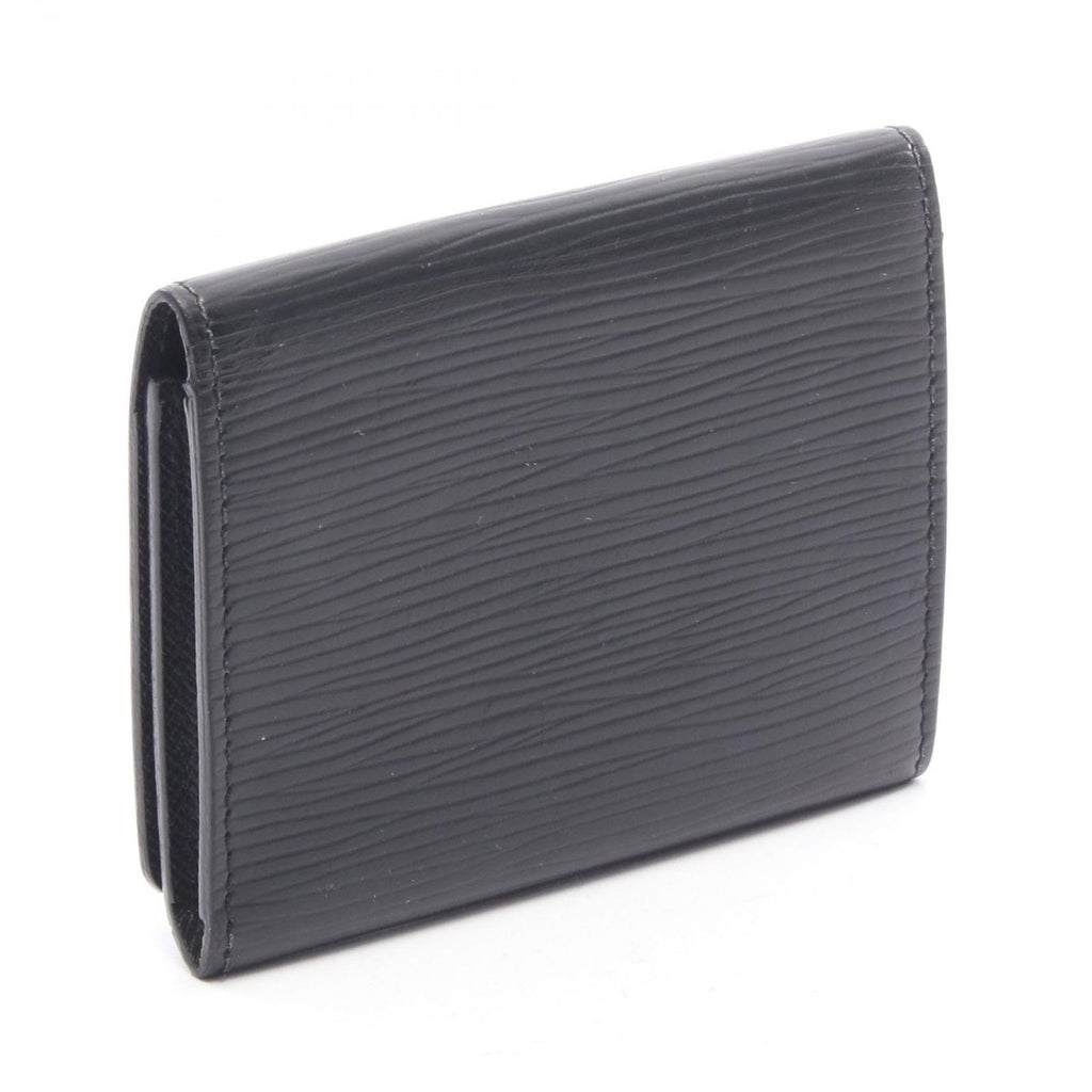 Louis Vuitton Card Case Business Holder Noir Black Leather — view 2