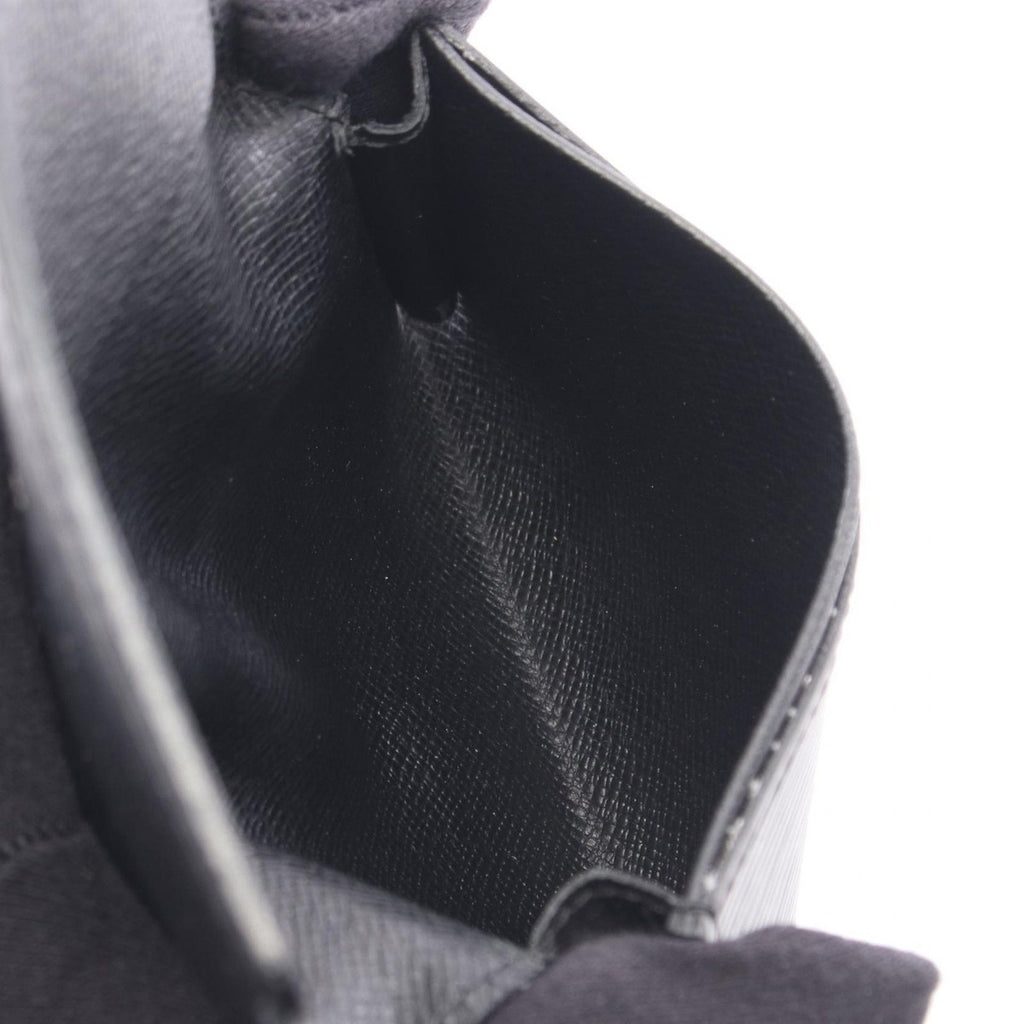 Louis Vuitton Card Case Business Holder Noir Black Leather — view 3