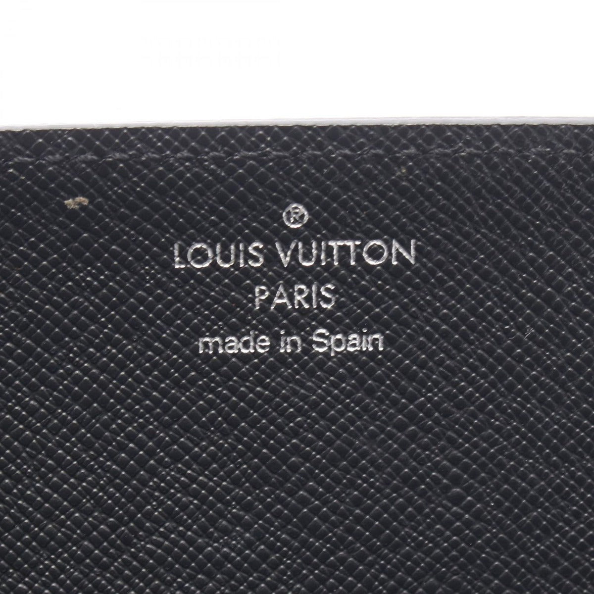 Louis Vuitton Card Case Business Holder Noir Black Leather — view 4