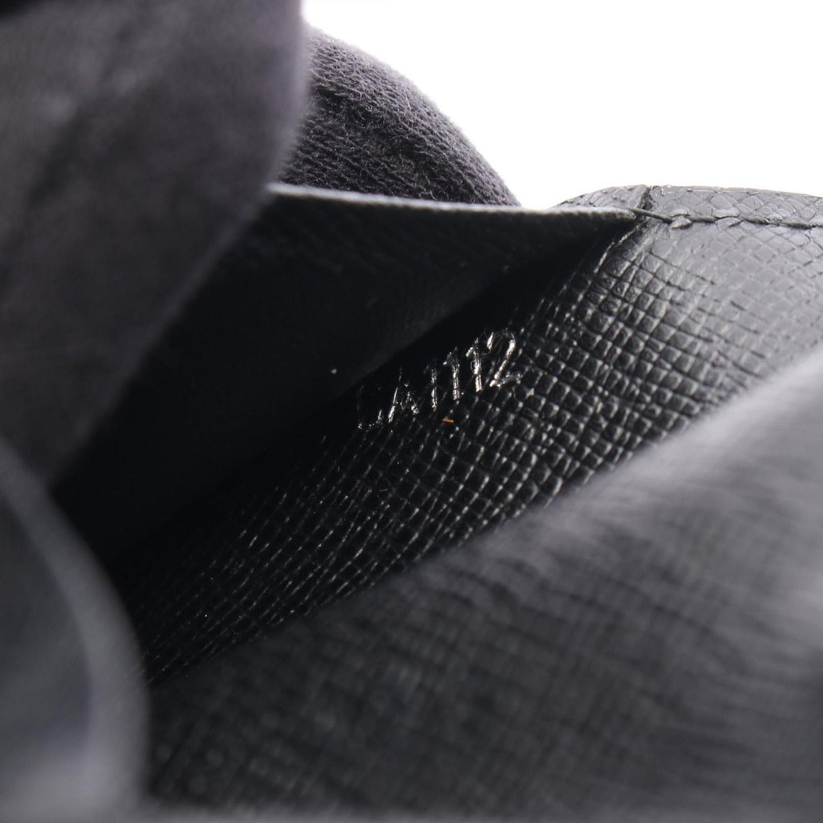 Louis Vuitton Card Case Business Holder Noir Black Leather — view 5