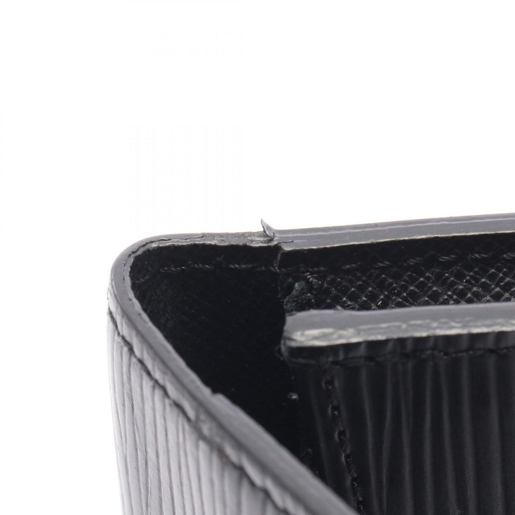 Louis Vuitton Card Case Business Holder Noir Black Leather — view 6