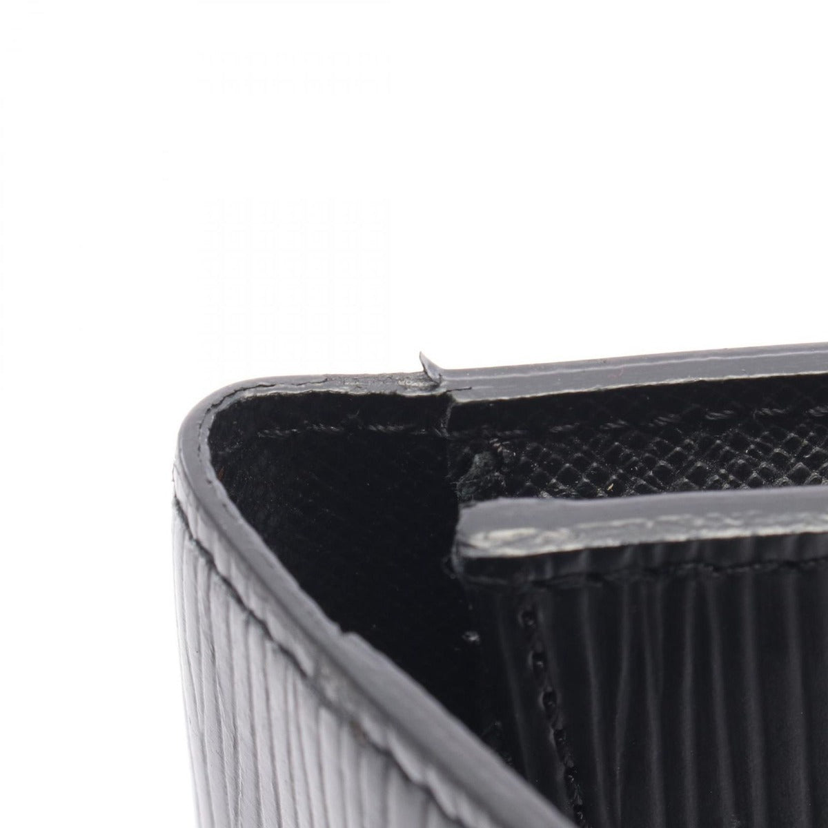 Louis Vuitton Card Case Business Holder Noir Black Leather — view 6