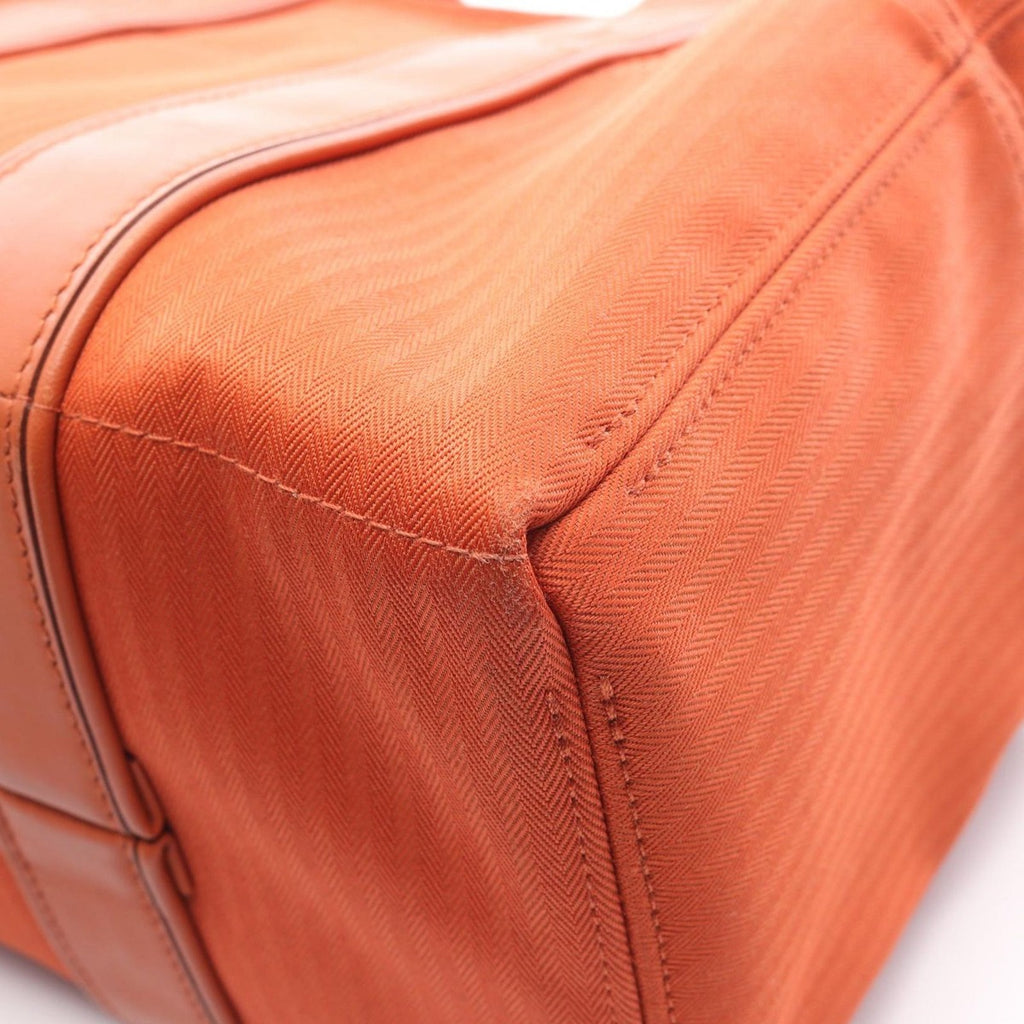 Hermes Tote Acapulco PM Potilon Leather Potiron Brown — view 9