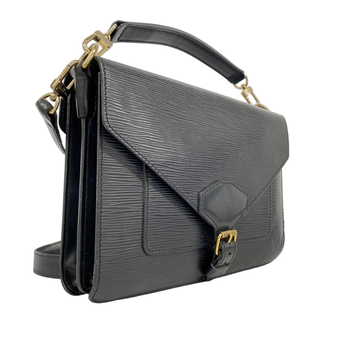 Louis Vuitton Handbag Epi Bifas Noir 2-Way — view 2