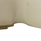 Celine Bifold Wallet Small Strap Cream Beige — view 9