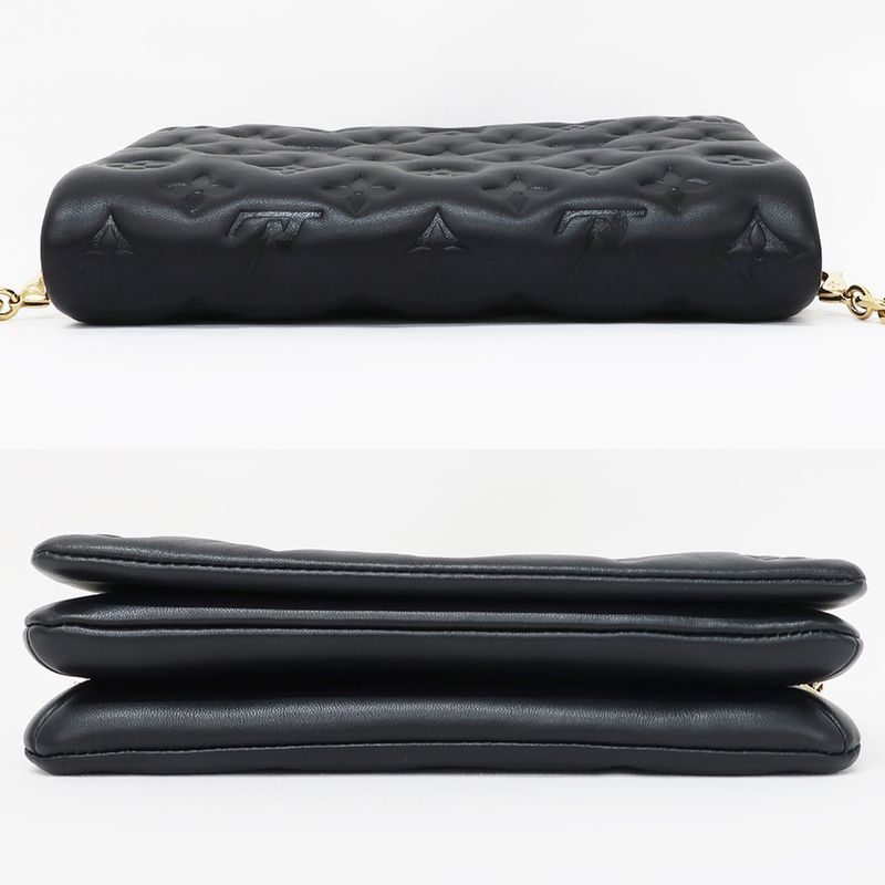 Louis Vuitton Pochette Cousin Shoulder Bag Monogram Black — view 4