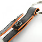 Louis Vuitton Damier Cobalt Porte Cles Belt Tab Key Ring — view 3
