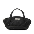 Dior Street Chic Trotter Handbag Black Leather Canvas