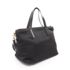 Prada Tote Black Nylon Saffiano Leather Robot 2-Way — view 2