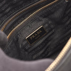 Prada Tote Black Nylon Saffiano Leather Robot 2-Way — view 4
