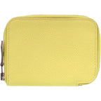 Hermes Azap Mini Veau Epsom Yellow Coin Case