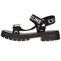 Celine Leo Logo Strap Sandals 40