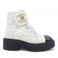 Chanel Short Boots Turn Lock