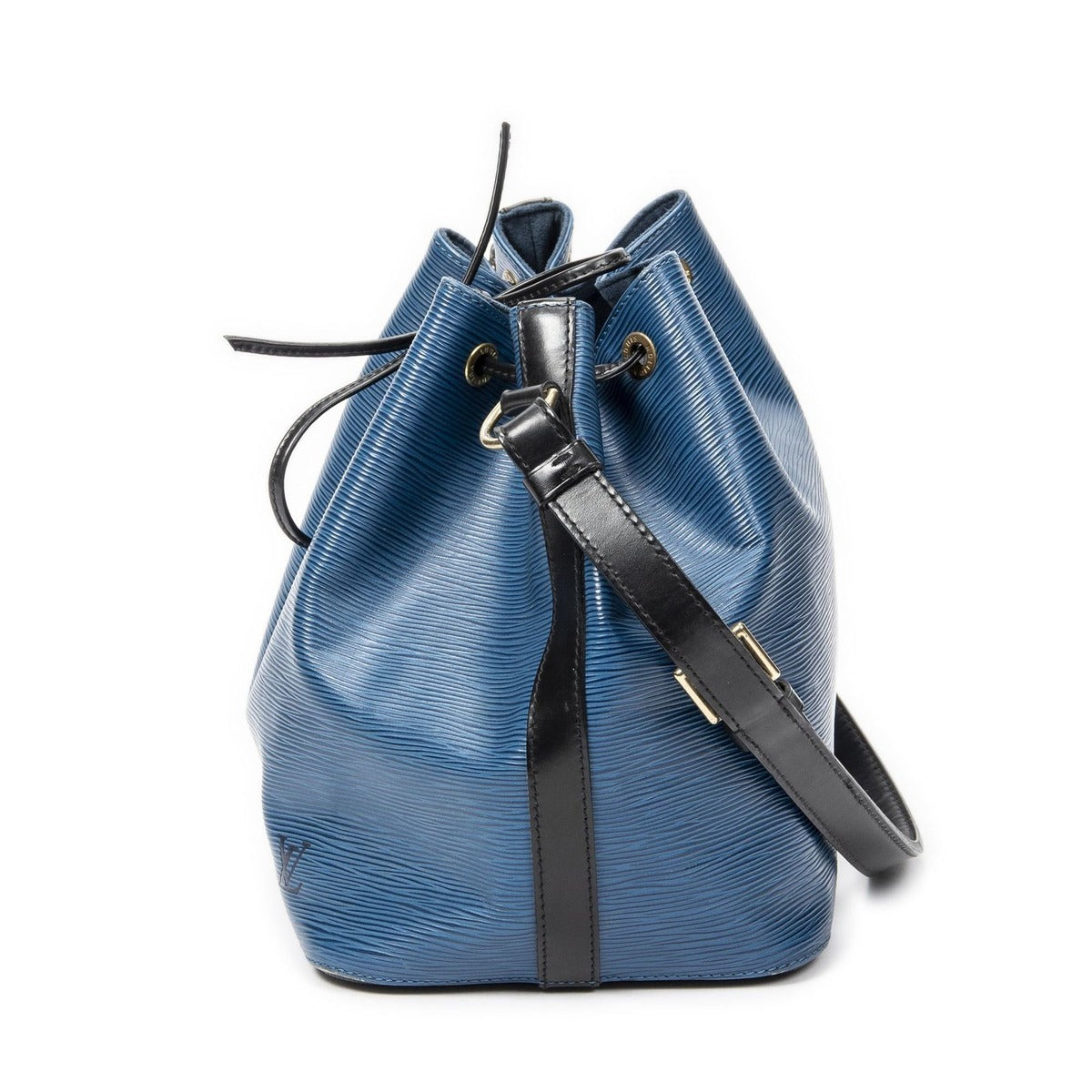 Louis Vuitton Noe Bicolor Blue Black Epi — view 3
