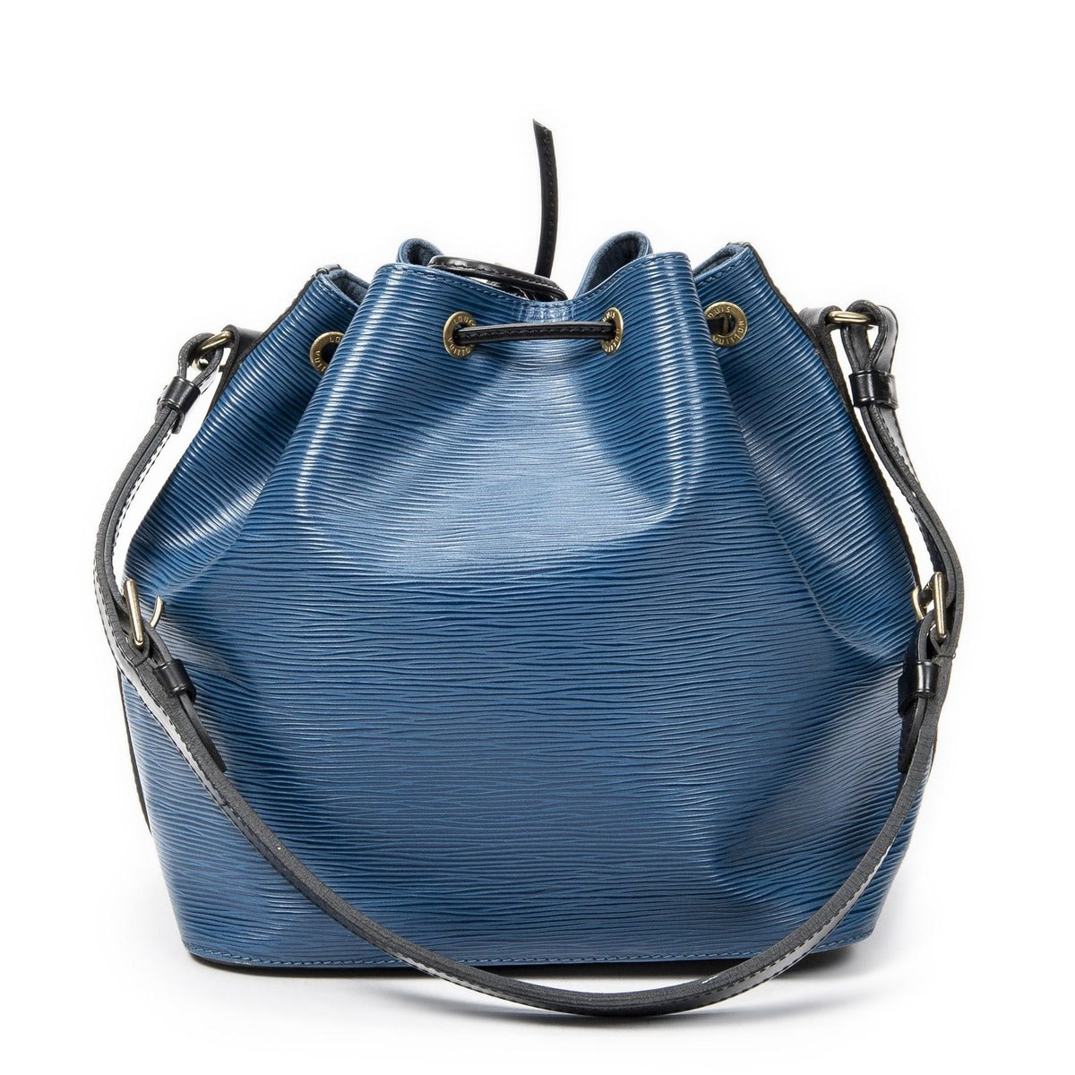 Louis Vuitton Noe Bicolor Blue Black Epi — view 5