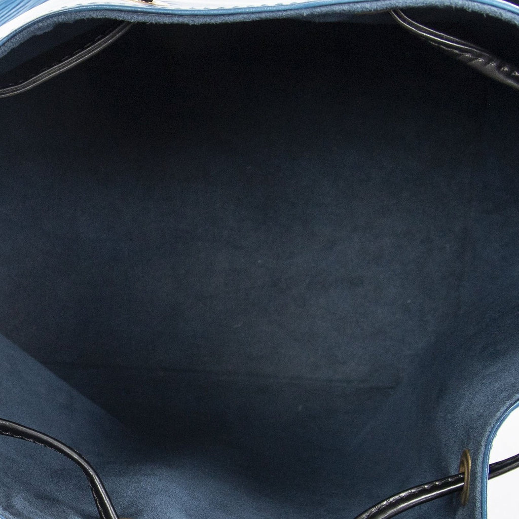 Louis Vuitton Noe Bicolor Blue Black Epi — view 9